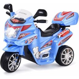 Moto Electrique pour Enfants Scooter 6 v à 3 Roues avec Phares led 37-84 Mois Charge max.:25 kg
