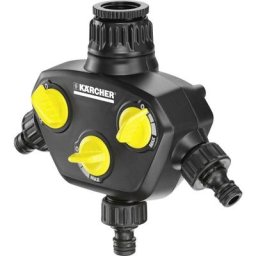 Kärcher 2.645-200.0 plastique Distributeur d'eau 3 voies raccord enfichable, 25 mm (1) (filet.
