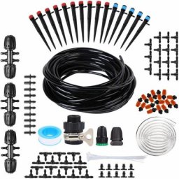 Kit d'irrigation goutte à goutte Miniature Sprinkler avec buse réglable