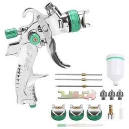 Randaco Pistolet pulvérisateur SET 1,4 + 1,7 + 2 mm Pistolet HVLP Pistolet pulvérisateur, buse :