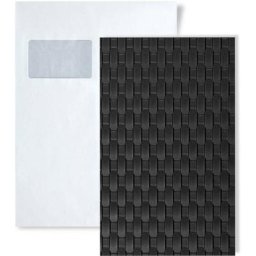 1 échantillon S-24953 Wallface rattan 20 Graphite Black structure Collection échantillon Panneau