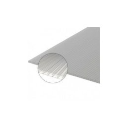 Plaque de polycarbonate Plaques à double paroi pour serre 14x Plaques en  polycarbone 14x