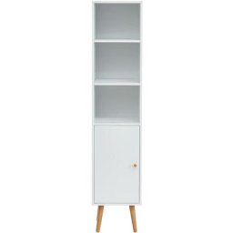 Colonne de salle de bain max blanc h140cm - Blanc