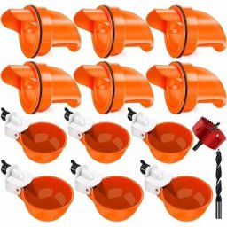 Mangeoire à poulet bol à boire automatique Kit de port d'alimentation de volaille automatique