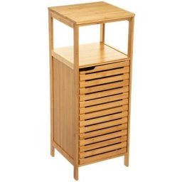 Meuble colonne 1 porte Sicela bambou - 5 five simply smart - Bambou