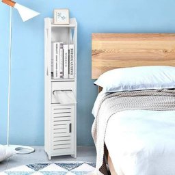Hofuton Meuble Colonne de Salle de Bain, Armoire de Salle de Bain Meuble Rangement Salon Chambre 80
