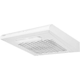 MPM - 61-PX-70 Hotte Aspirante sous Meuble 60cm, 3 Vitesses d'Aspiration, Recirculation Air Blanc