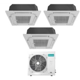 Trial split cassette air conditioner 12+12+12 avec 4amw81u4raa r-32 wi-fi en option 12000+12000