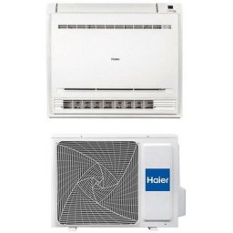 Haier - climatiseur console floor inverter 9000 btu af25s2sd1fa r-32 wi-fi optionnel avec