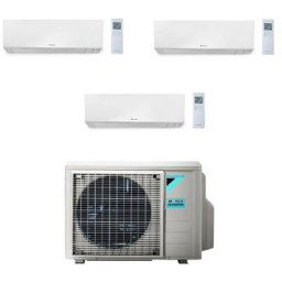 Daikin - Climatisation tri split bluevolution 3MXM68 + une unité intérieure Perfera 3500w et deux