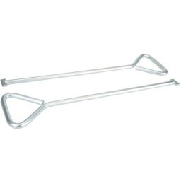 Silverline Clés à plaque d'égout en T, 2 pcs 520 mm