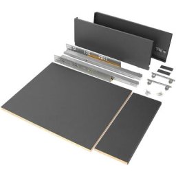 Kit de tiroir pour cuisine et salle de bain Vertex de hauteur 178 mm avec panneaux incluses.