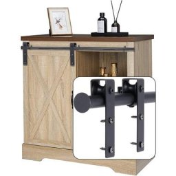 Quincaillerie Kit de Rail pour Porte Coulissante,Kit de Porte de Grange Coulissante Kit de