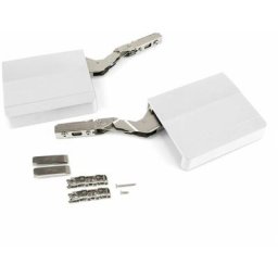 Emuca Compas Agile Smart pour porte relevable, 960 - 2350, Plastique blanc, Acier et Plastique, 1