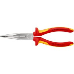 Pce bec 1/2 rond 200mm 40° chrome 1000v KNIPEX - 26 26 200 SB