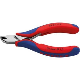 Knipex - Pince coupante devant à coupe oblique Électronique sans biseau 115mm 1 pcs