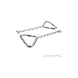 2 clés pour plaque dégout 320 mm Silverline 224675