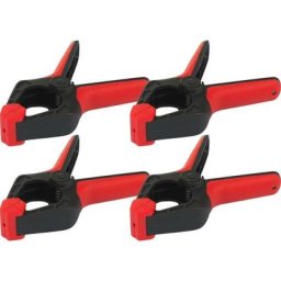 Serre-joint à ressort 45 mm 6 kg, 4 pièces Toolcraft 2226761 Envergure max.:45 mm Longueur: 115 mm