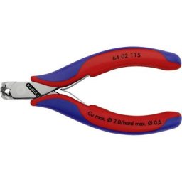 Knipex - Pince coupante frontale avec facette 64 02 115 115 mm 1 pc(s)