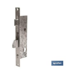 Serrure à mortaiser à levier D85e38 Nickel (L.Short)