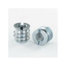 Vis Express - Insert fileté bois fendu M8 15X15 Acier zingué Conditionnement: 10 pieces