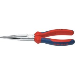 38 15 200 pour lélectronique et la mécanique de précision Pince plate à becs ronds droite 200 mm