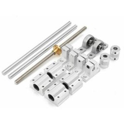 15 pièces/ensemble 400mm axe optique rail de guidage roulement siège guide linéaire support d'arbre