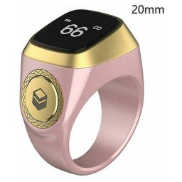 Tumalagia - Smart Tasbih Tally Counter Ring for Muslim Zikr Digital Tasbeeh 5 Horaires de prière