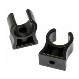 Pince à tube RKPS 12, Ø intérieur 12-13 mm Clips à tube M6 Support de tube plastique noir