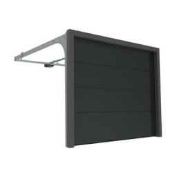 Porte Sectionnelle Manuelle Standardline Linteau 100mm Lisse Gris Ral 7016 L2500xH2250 4M