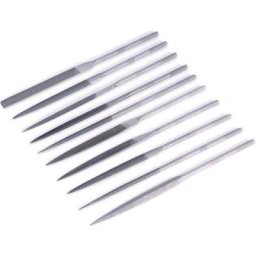 Toolcraft - Set de limes aiguilles, 10 pièces
