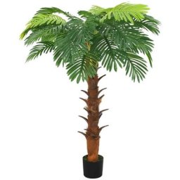 Palmier Cycas artificiel avec pot 160 cm Vert Vidaxl n/a