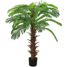 Palmier Cycas artificiel avec pot 140 cm Vert Vidaxl n/a