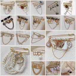 Broche de perle de gland de camélia de luxe pour les femmes accessoires de manteau assortis