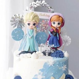 Décorations de gâteau sur le thème de la reine des neiges princesse Anna Aisha décoration de