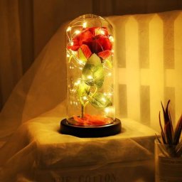 La belle et la bête moyenne Rose Rose en verre breton Forever Rose Forever Rose Red Rose Helps