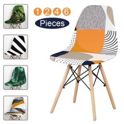 2020 nouveau Style Jacquard tissu Eames chaise couverture élastique chaise couvre Stretch siège
