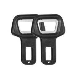 Porte-clé de voyage en acier inoxydable à double usage pour attacher la ceinture de sécurité de