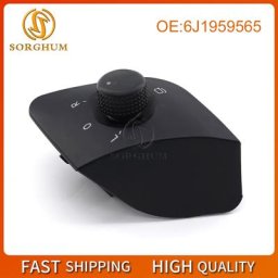 Sorghum-Joli latéral en verre pour rétroviseur bouton de commande pliant 6J1959565 VW Seat Ibiza