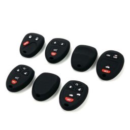 Coque de clé de voiture en silicone pour Chevrolet Tamangez Yukon Suburban GMC Cadgrad Buick