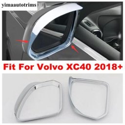 Pare-Pluie de Rétroviseur de Voiture pour VOLVO XC40 2018-2022 Kit de Couverture de Cadre
