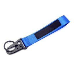 Chaîne de porte-clés en Nylon Durable U90C accessoire de porte-clés de bracelet mignon avec anneau
