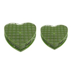 Cage à fleurs en forme de cœur pour voiture de mariage E56C bloc de boue en polystyrène avec