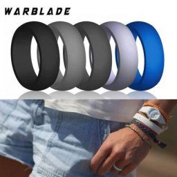 WBL-Bagues en caoutchouc hypoallergéniques pour hommes et femmes bague flexible Crossfit bague en