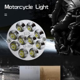 Phare LED 10 LED pour moto éclairage de voiture électrique intégré phare universel pour moto