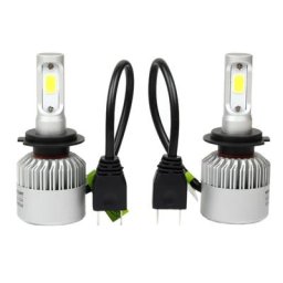 Ampoule de phare de voiture LED 9 ~ 30V H7 COB 80W 8000LM 6500K feux de route antibrouillard