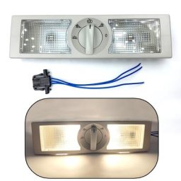 Lampe de lecture grise pour VW Polo Touran Jetta Skoda Rine Seat Altea lumière intérieure