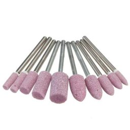 Outil rotatif de polissage abrasif monté sur pierre roue de meulage rouge pour accessoires de