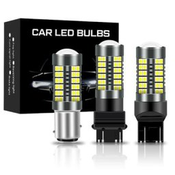 Clignotant de voiture lampe automatique 2X PY21W BAU15S LED P21W BA15S 1156 1157 BAY15D P21/5W T20
