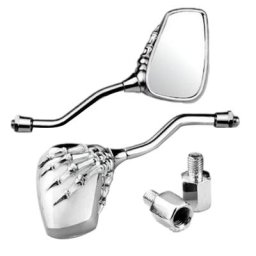 Miroir de guidon de vélo réglable squelette griffe de Scooter miroir de rétroviseur de vélo Snazzy